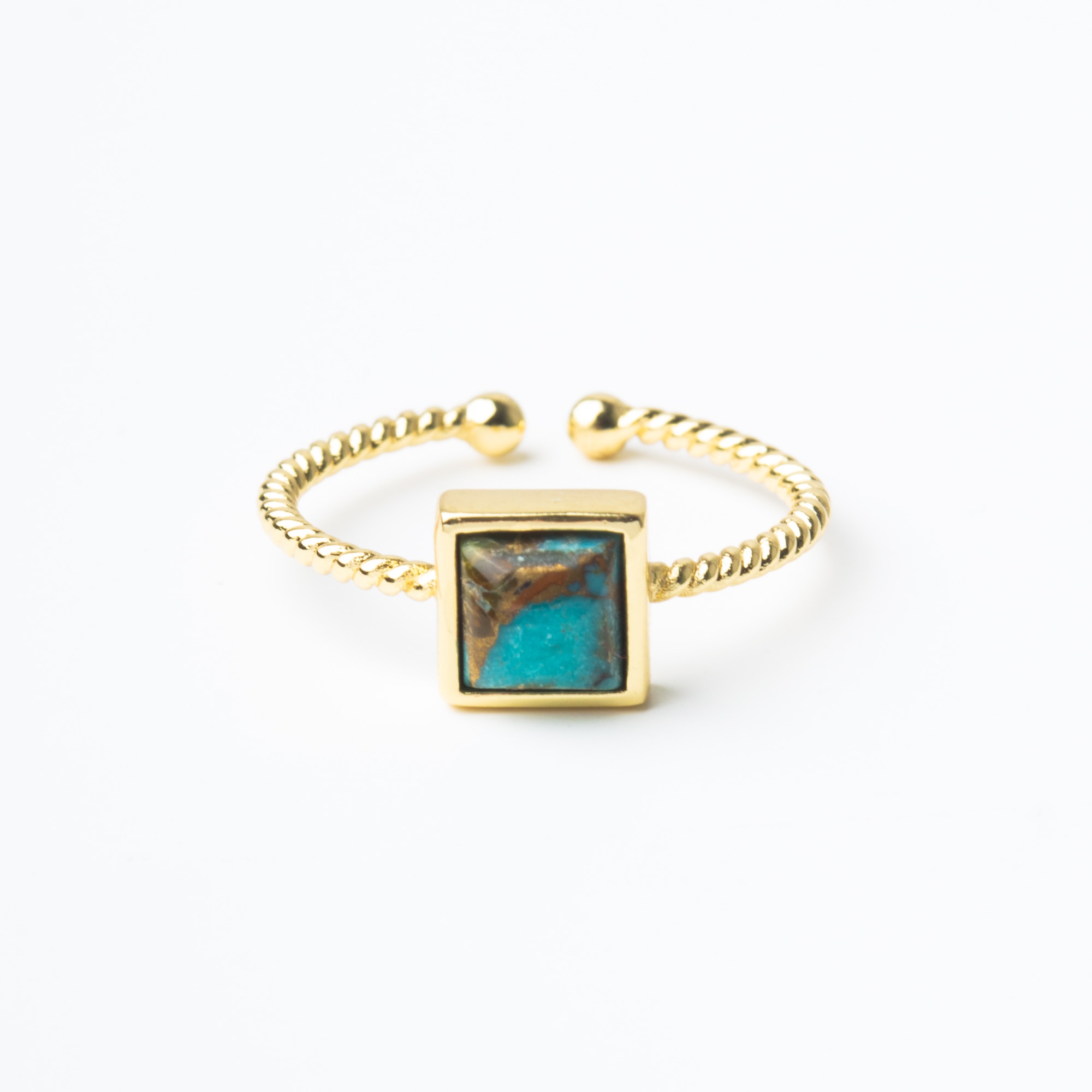 Starfish Project Jayne Turquoise Square Ring