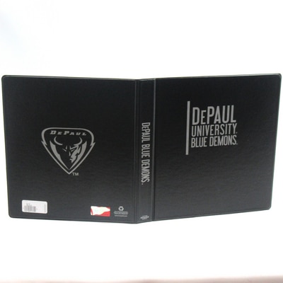 1 Inch Vinyl Binder 8.5x11 Round Ring 1 Color Imprint