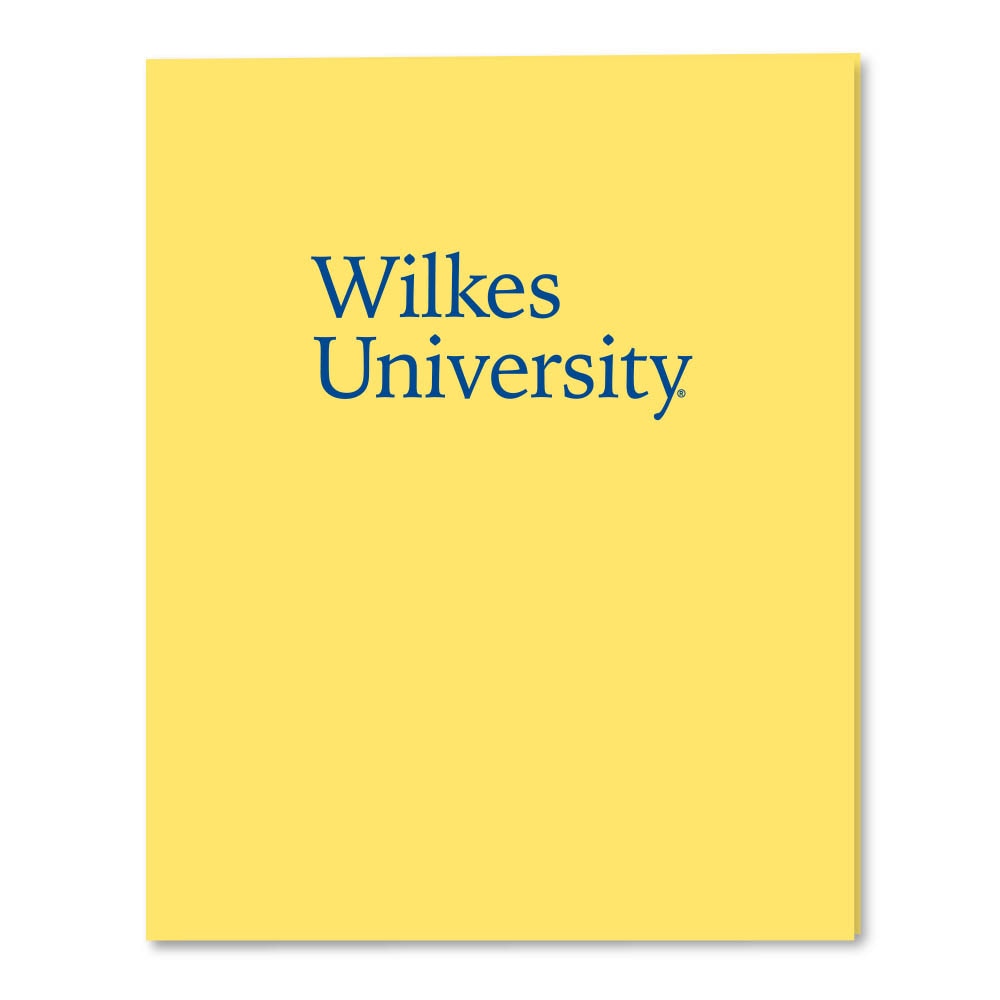 Roaring Twin Pocket Laminated Foil Portfolio 11 x 8.56