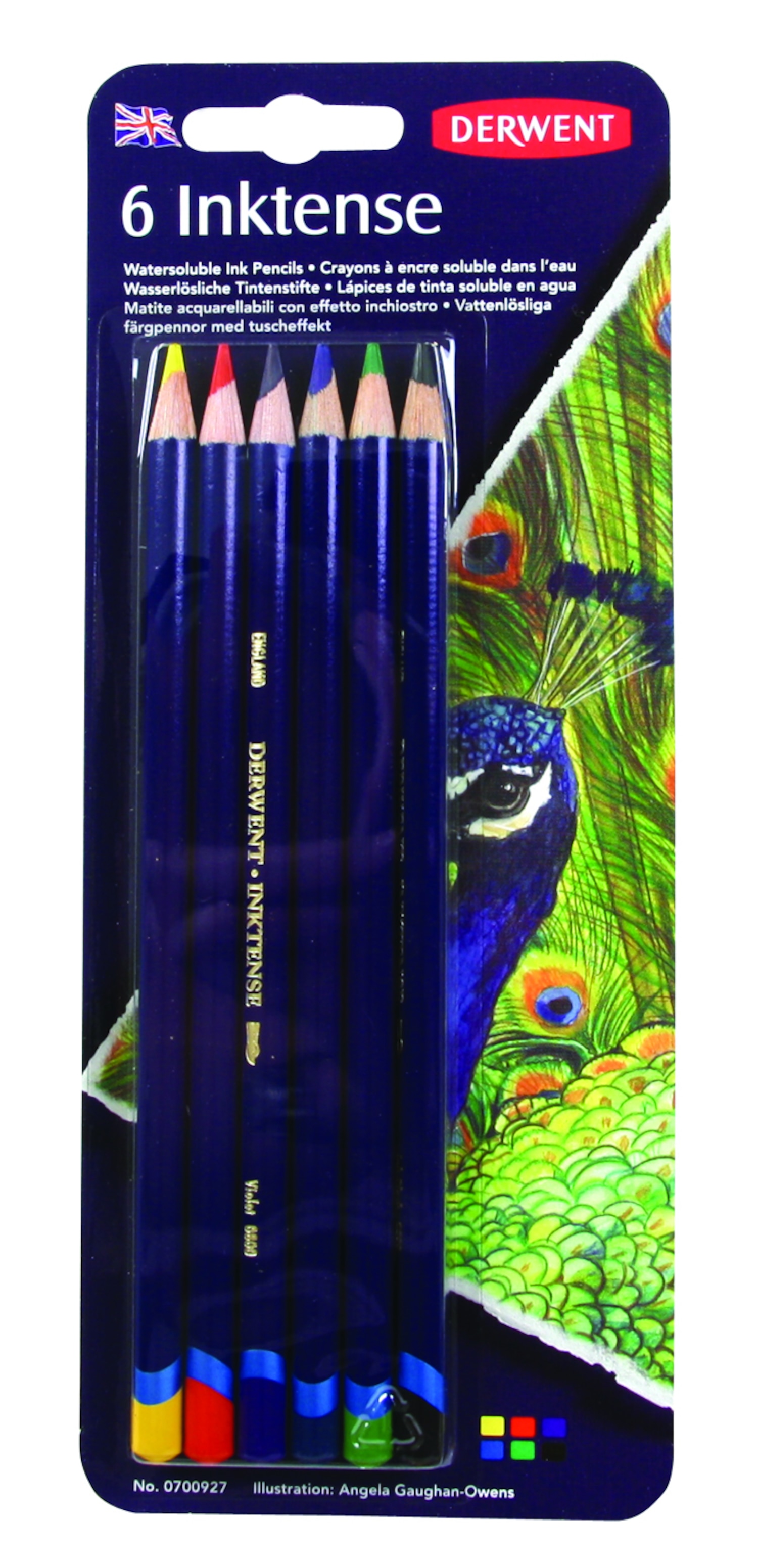 Derwent Inktense Pencil 6-Color Set