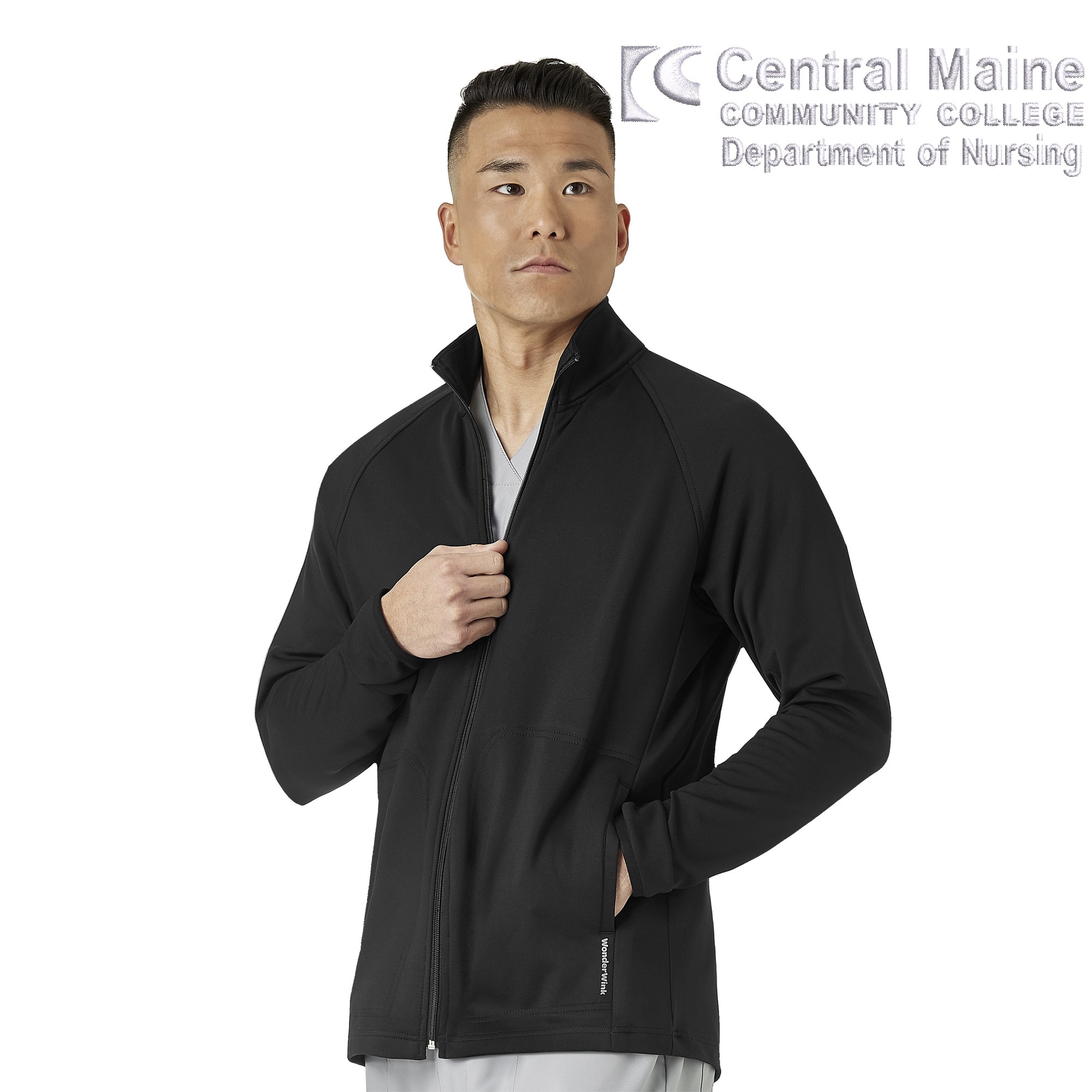 Wink Layers Men's Fleece Full Zip Jacket, 8309CMCC1