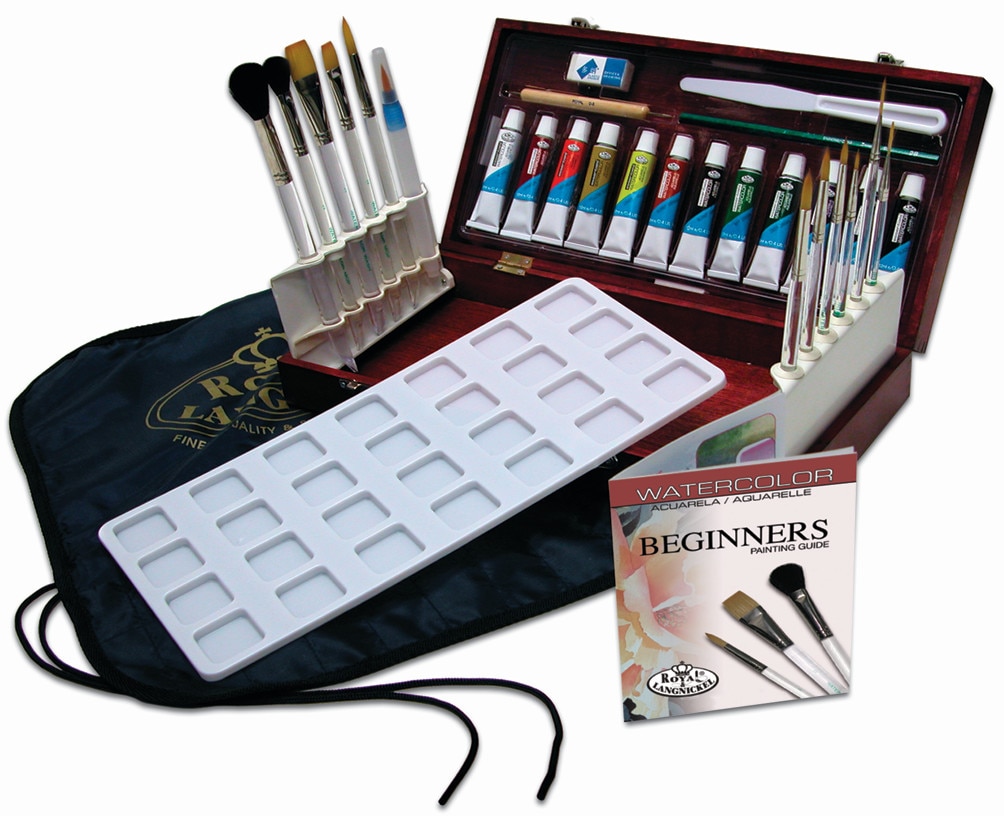 Royal Brush Watercolor Painting Box Set, 28-Pieces