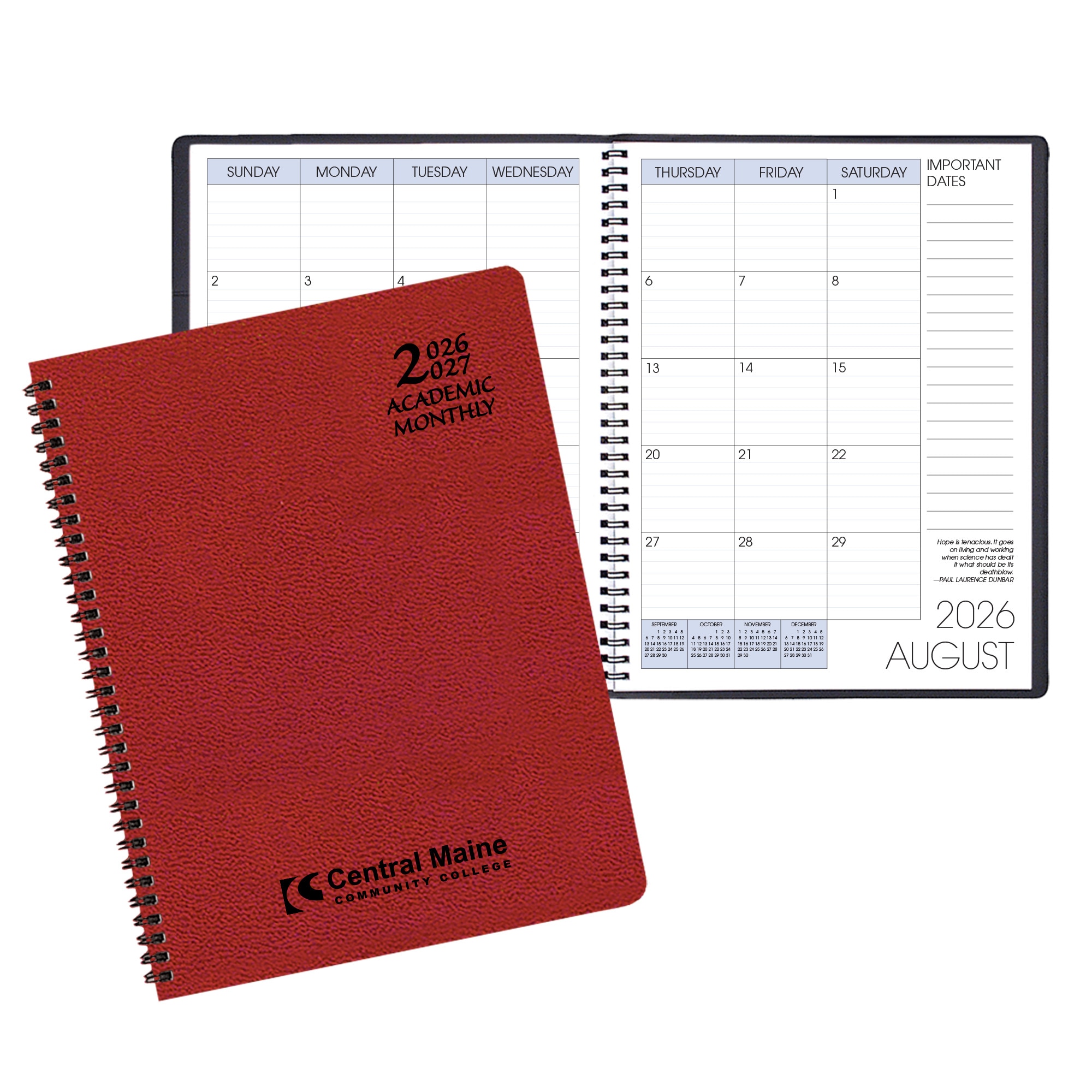 Payne '26-'27 Imprinted Academic Monthly Planner
