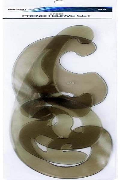 3Pc French Curve Set