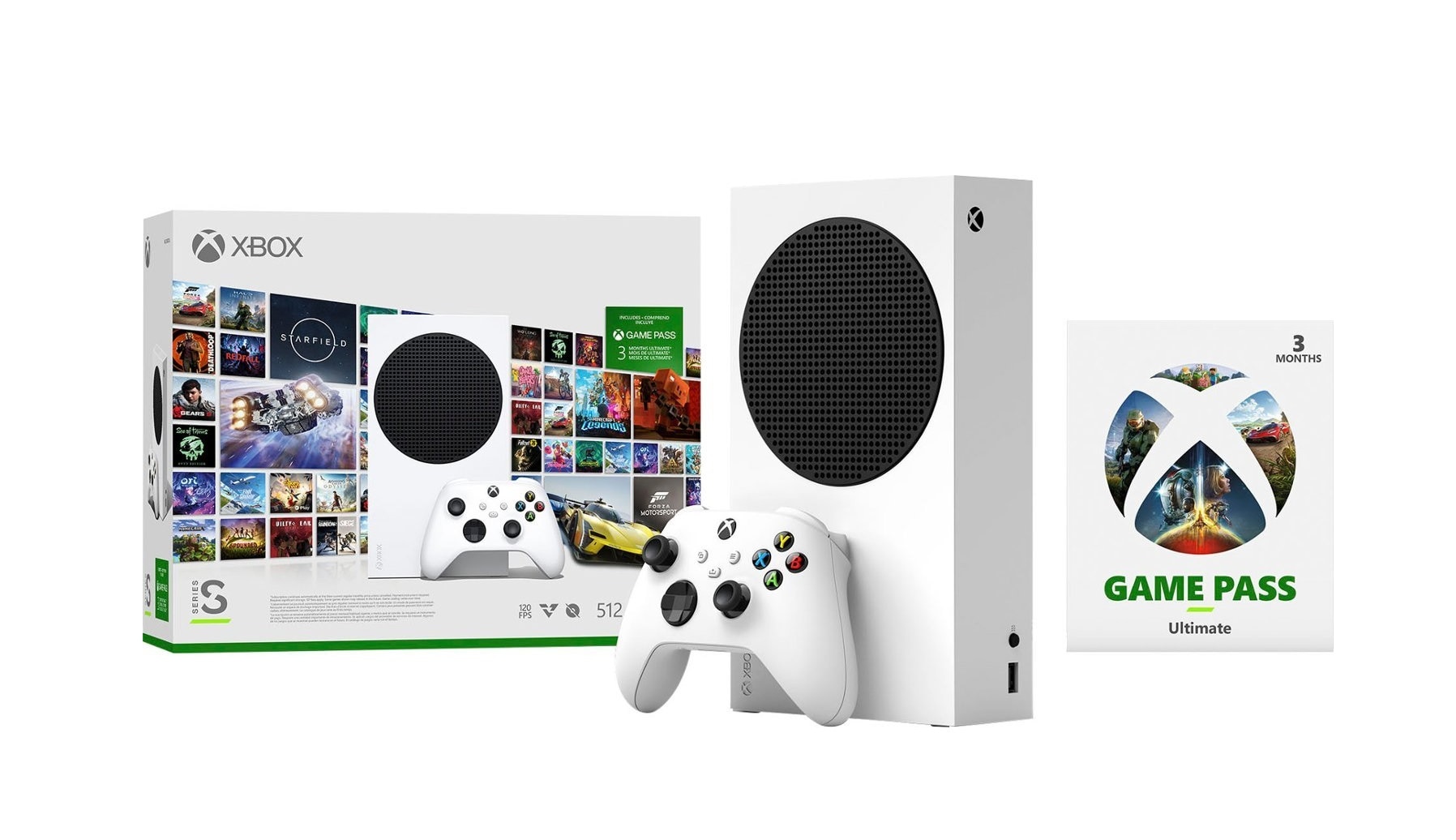 Microsoft Xbox Series S 512GB All Digital Starter Bundle Console- White