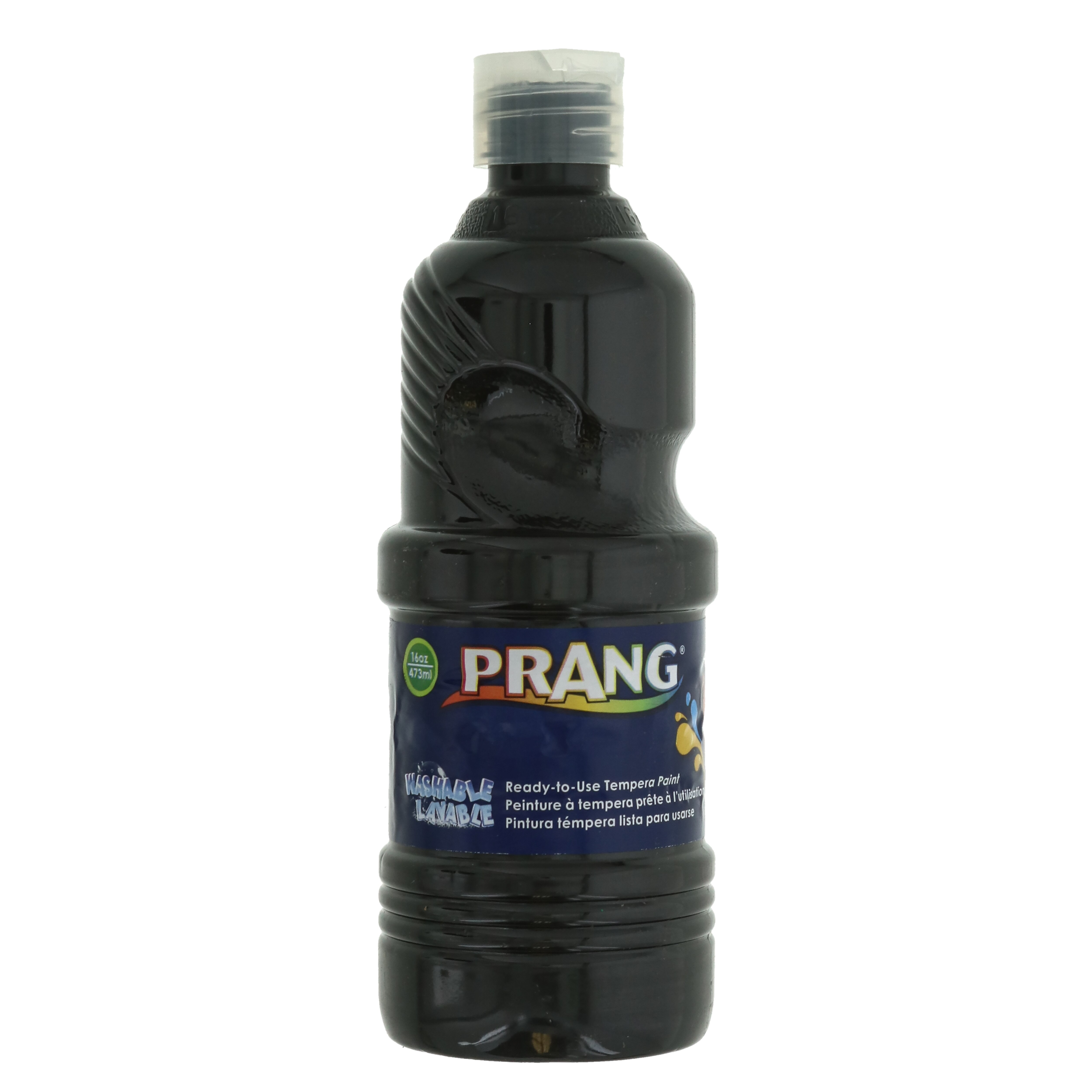 Prang Washable Ready-to-Use Tempera Paint, 16oz., Black