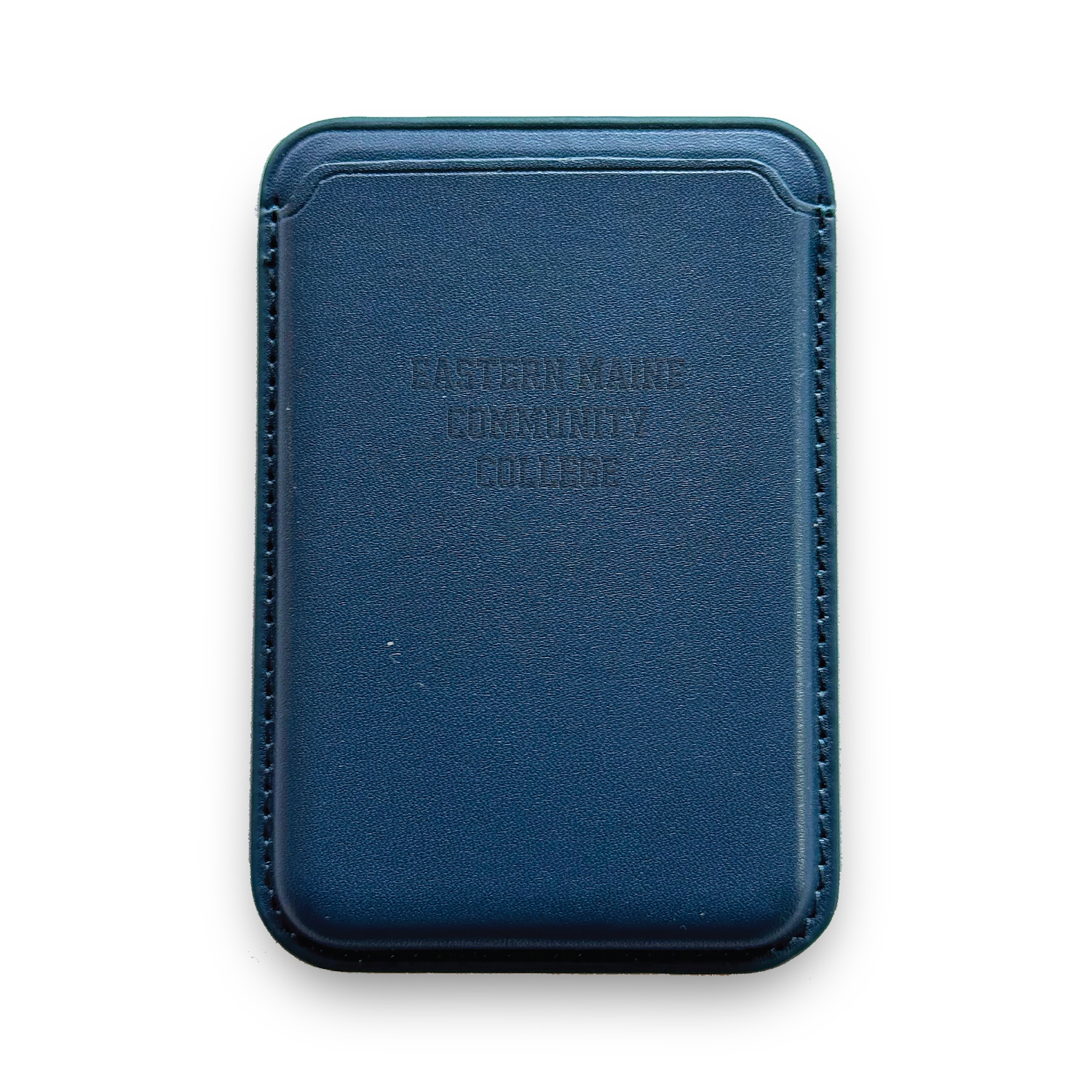 Monaco Leather Cellphone ID wallet with MagSafe Navy