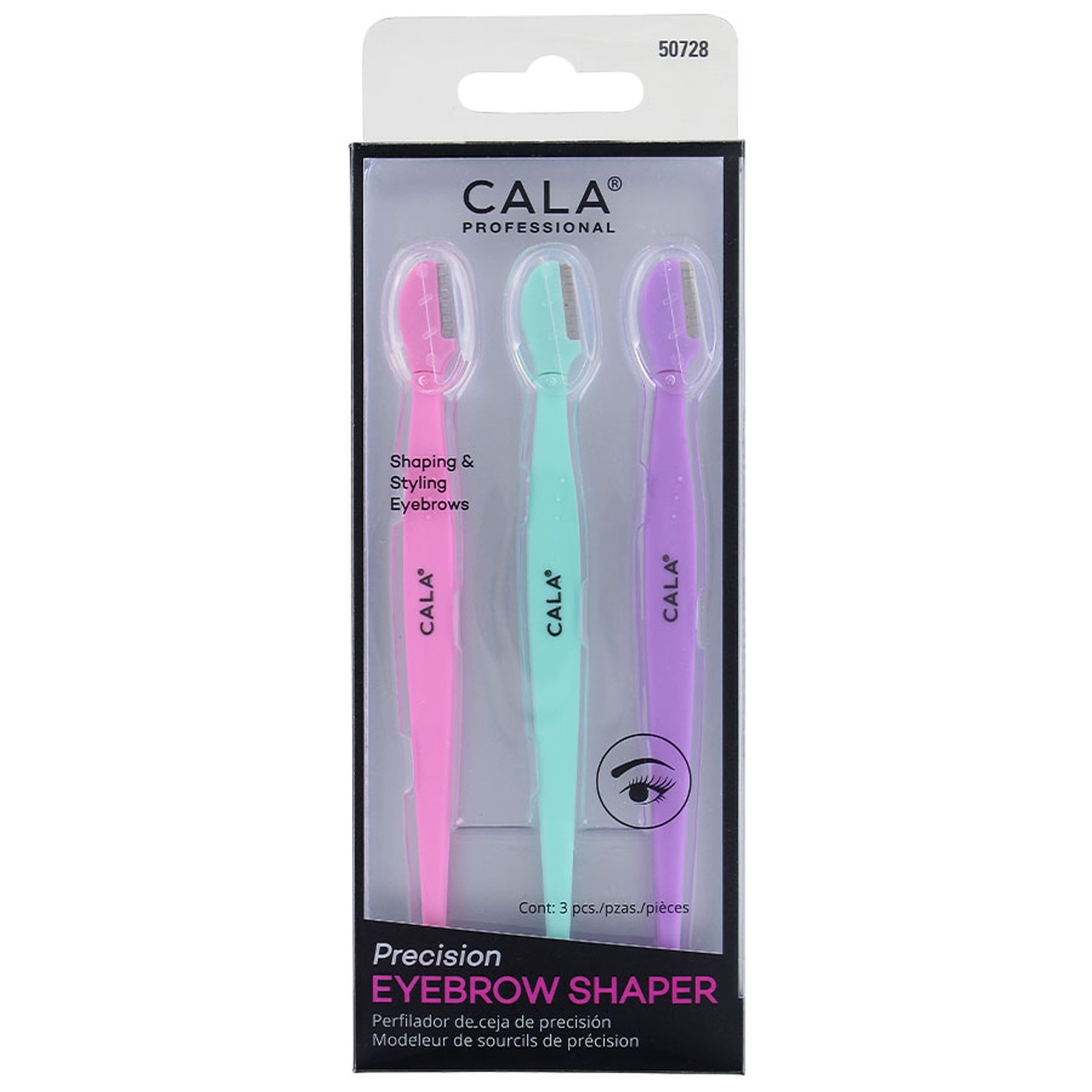 Eyebrow Razor Precision Shapper 3cd