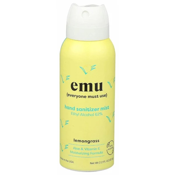 EMU Hand Sanitizer Mist Lemongrass 2.2oz
