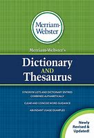 Merriam-Webster's Dictionary and Thesaurus