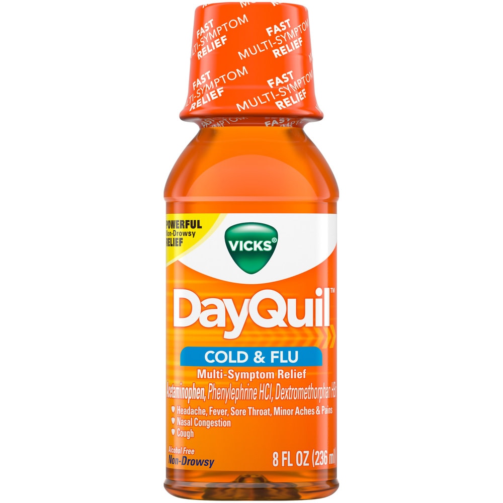 Vicks - DayQuil Cold & Flu Liquid Original - 8oz