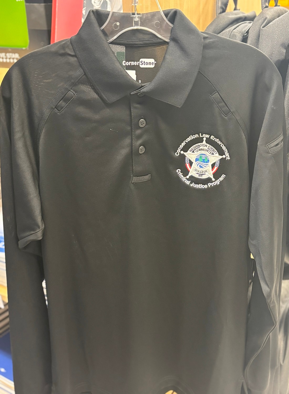 WCCC Criminal Justice Long Sleeve Polo