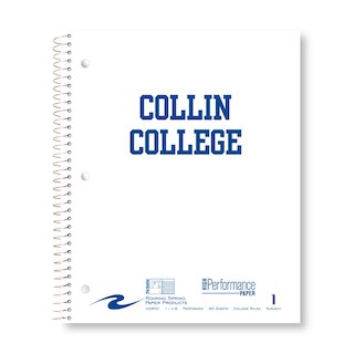 Roaring Premium 1 Subject Notebook 8.5x11 College Ruled  20lb Paper Saranac Cover with Foil