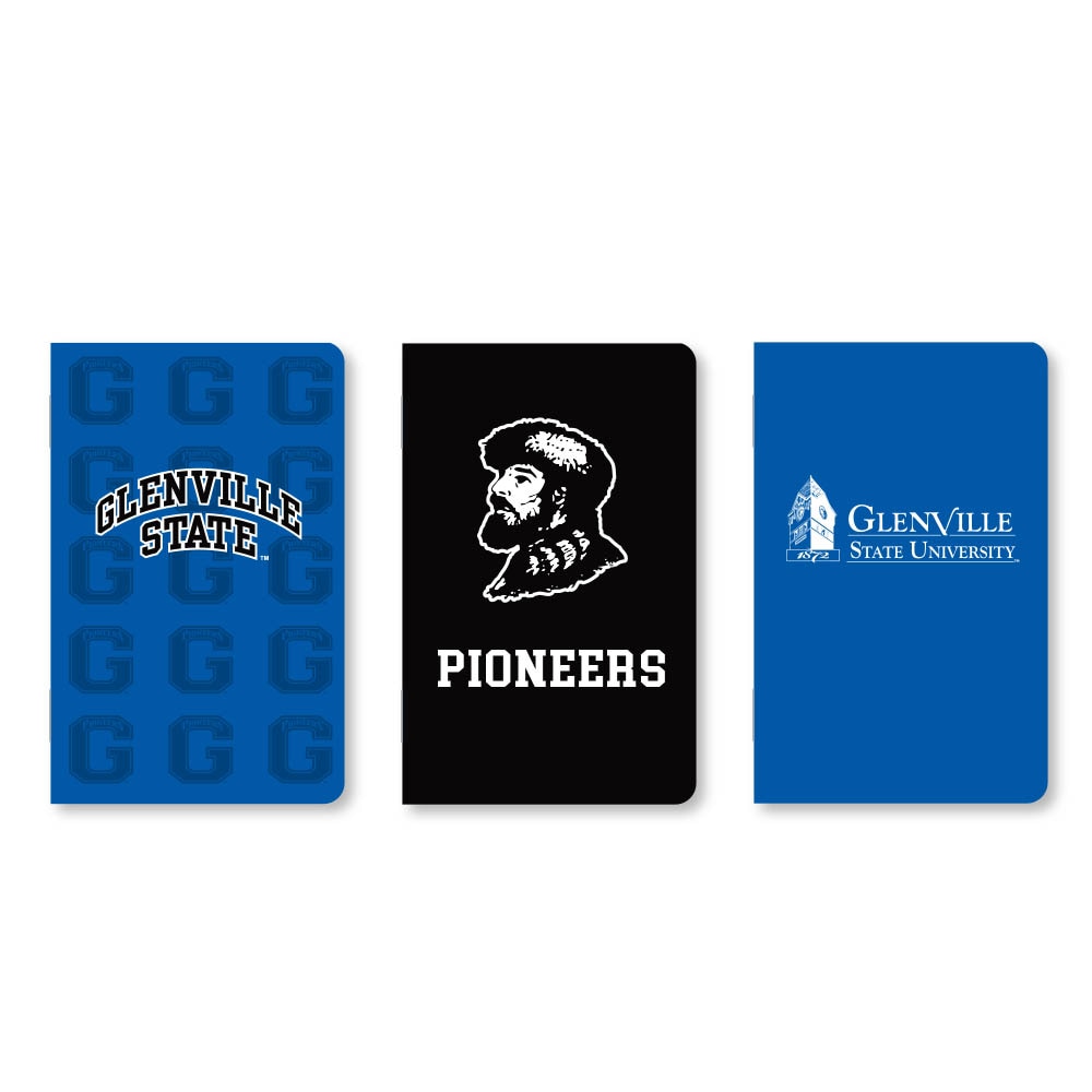 Set of 3 School Spirit Pocket Sized Mini Notebooks