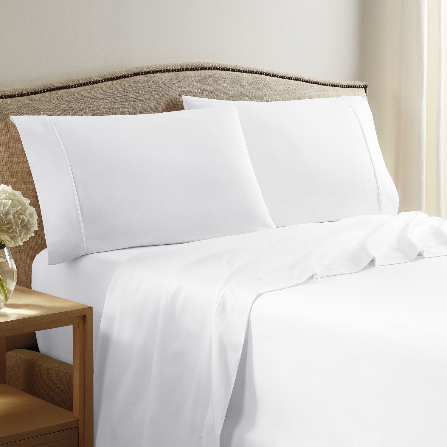 Martex 400 Thread Count Solid Sateen Sheet Set