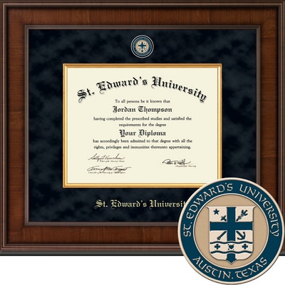 Church Hill Classics 8.5x11, Presidential, Walnut, Bachelors, Diploma Frame