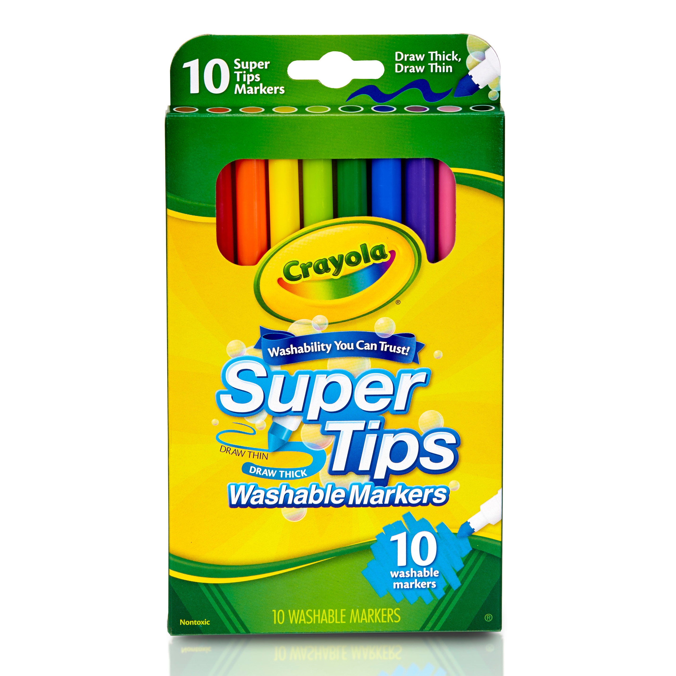 Crayola Washable Super Tip Marker 10-Color Set