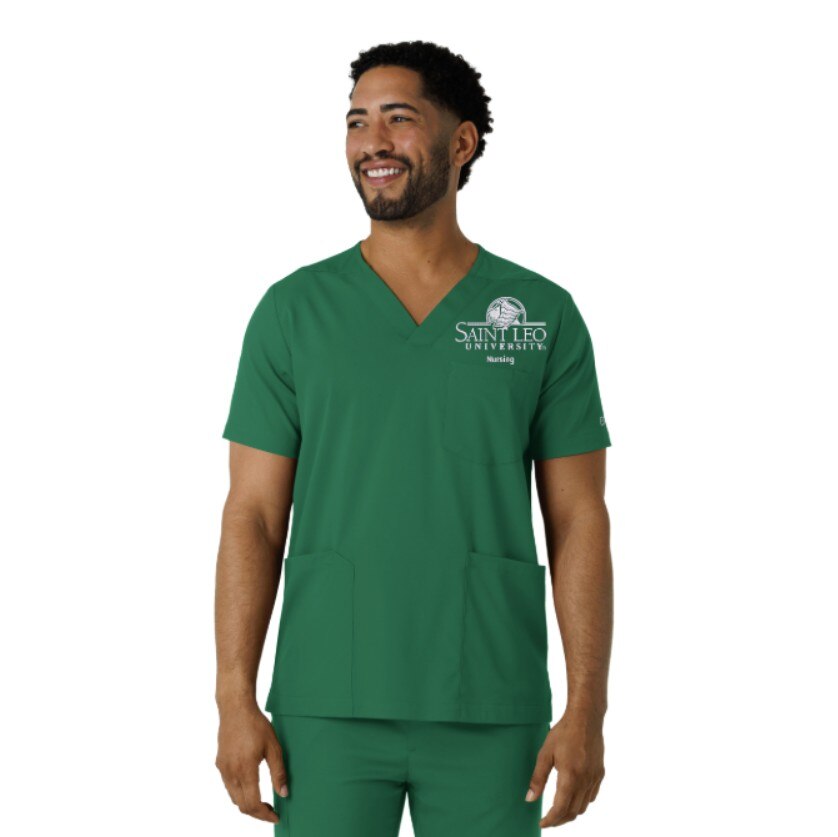 Boundess LEO1 Men's Multi Pocket V-Neck Top 6351LEO1-HTR