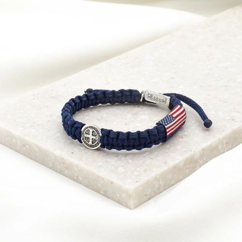 My Saint My Hero God Bless America Bracelet