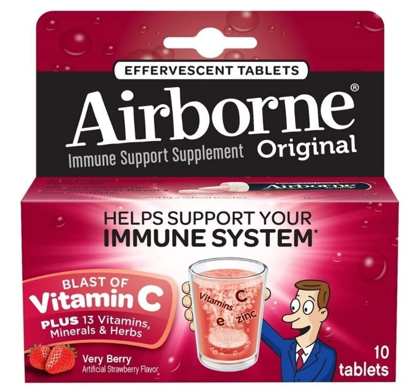 Airborne - Effervescent Tablets Very Berry - 10 CT
