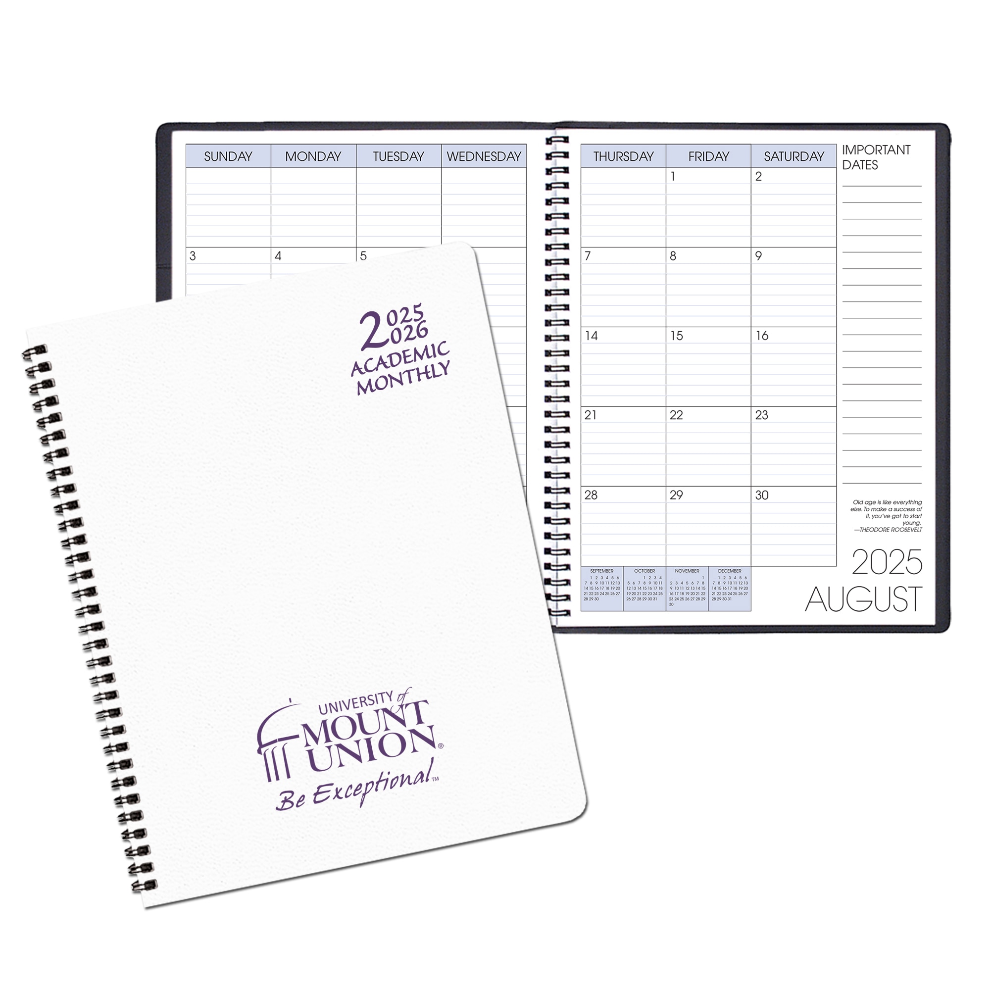 Payne 25-26 Imprinted Academic Monthly Planner 8.5"x11"