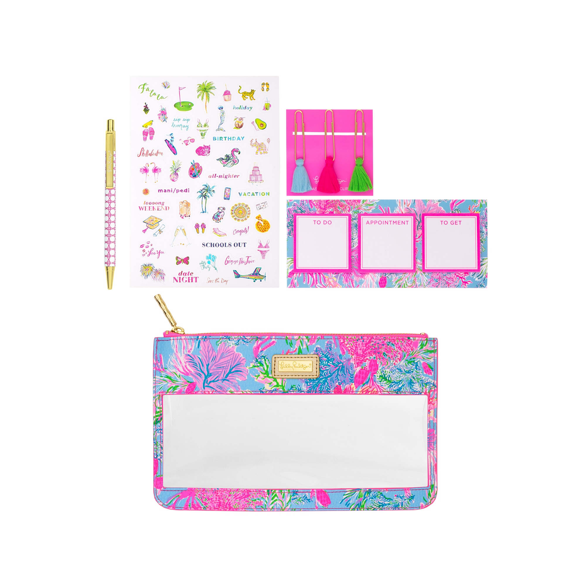 Lilly Pulitzer Agenda Bonus Pack Cay to my Heart