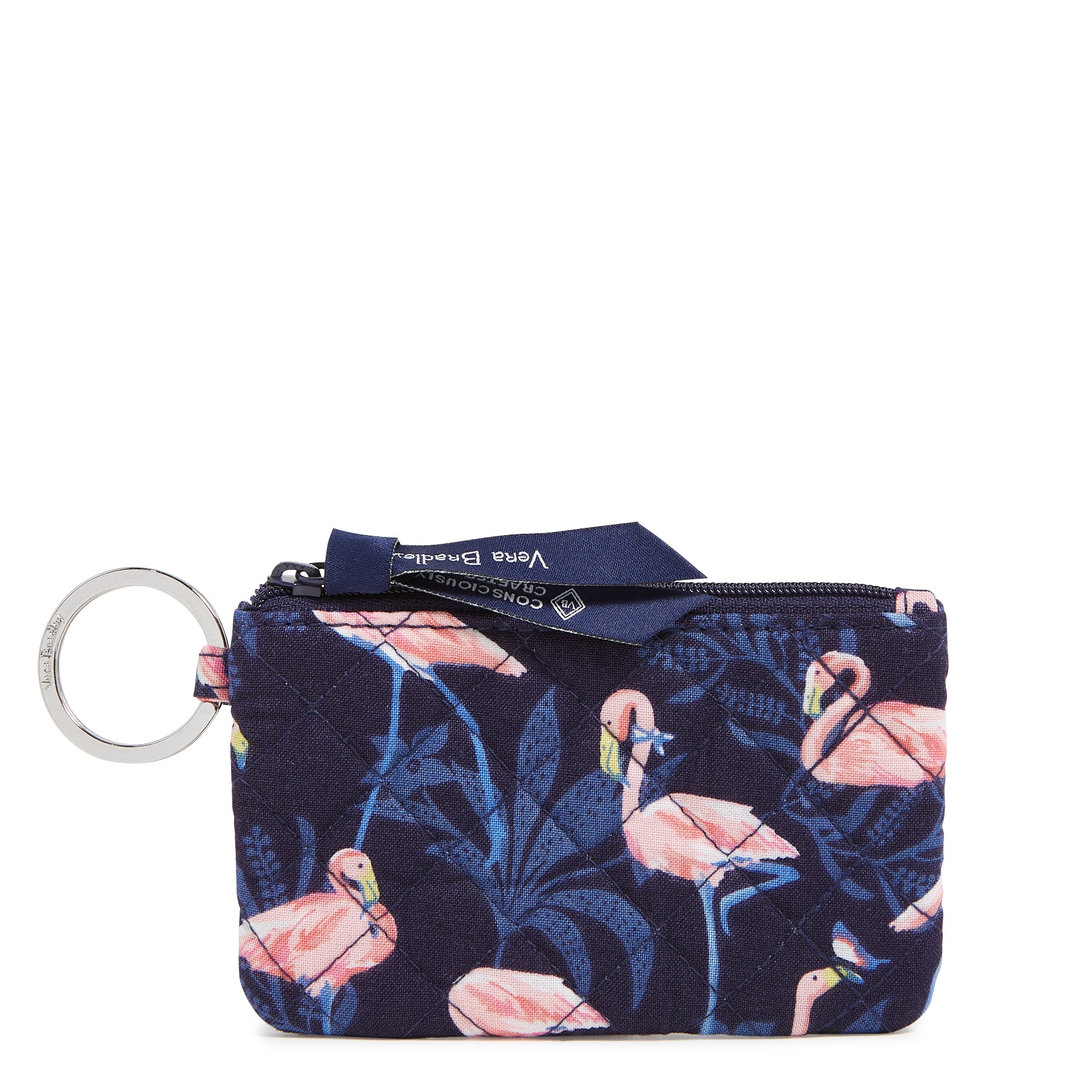 Vera Bradley Zip ID Case: Flamingo