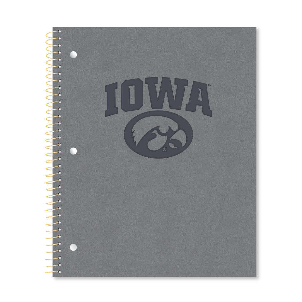 Roaring Premium 1 Subject Notebook 8.5x11 College Ruled 20lb Paper Impressions Leatherette Burnish Cover