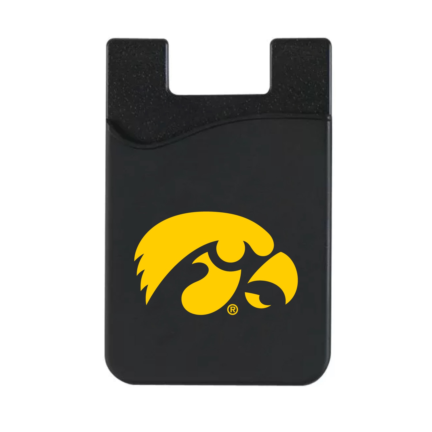 The University of Iowa V2 - Black Leather Wallet Sleeve (Top Load), Classic V1