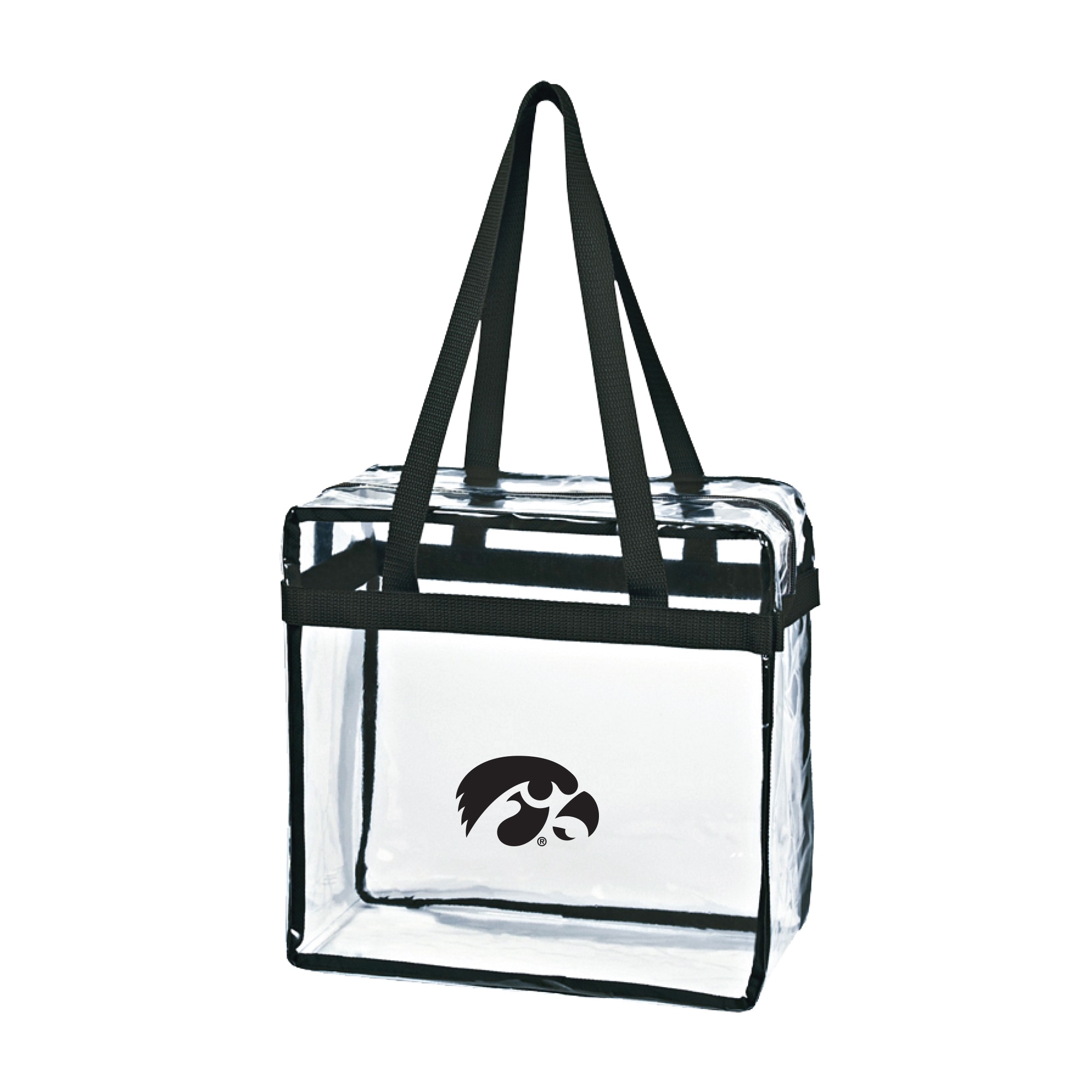 Iowa Hawkeyes 3603 Zipped Stadium Tote Imprinted