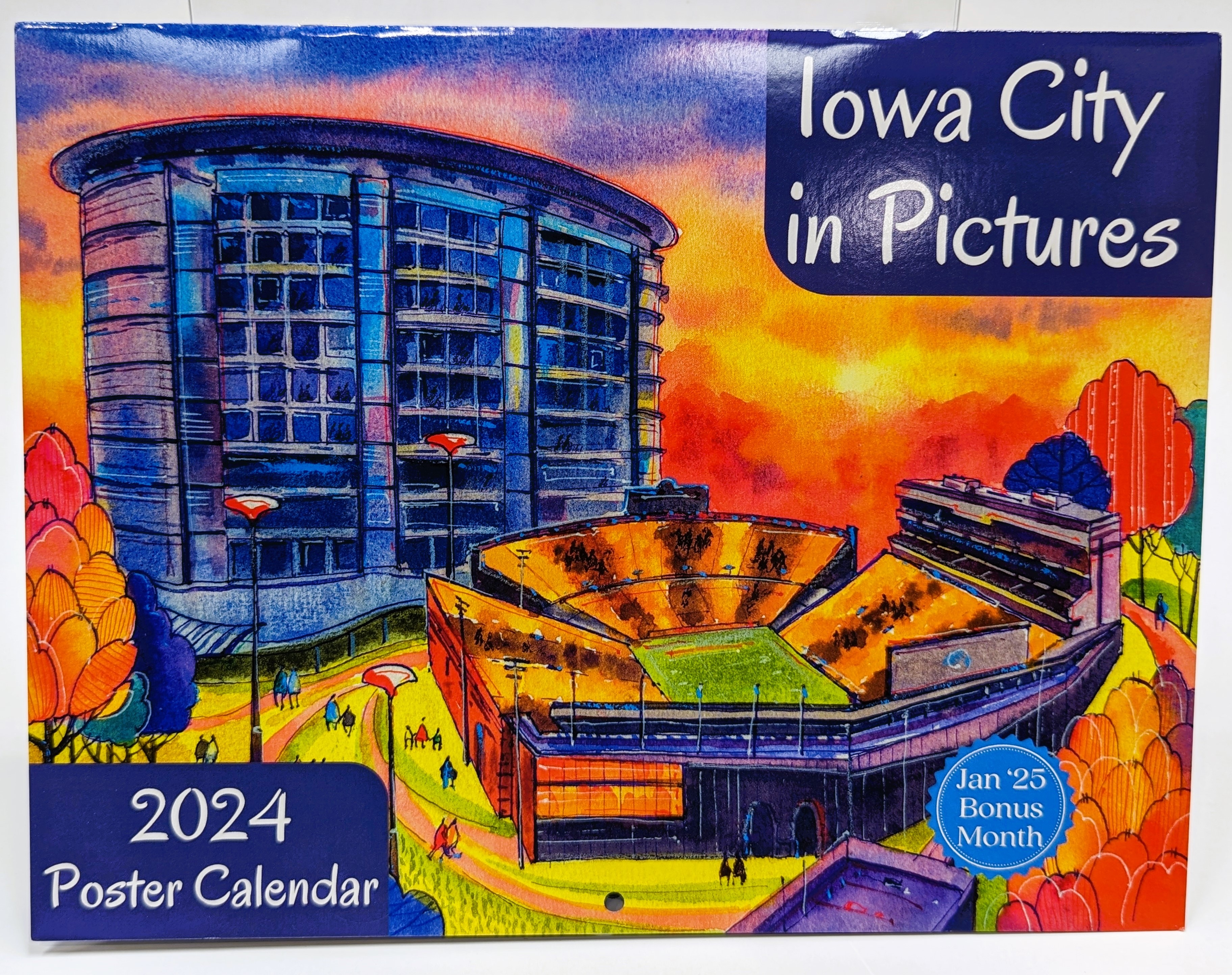 Scenes from the University of Iowa, 2024 wall calendar