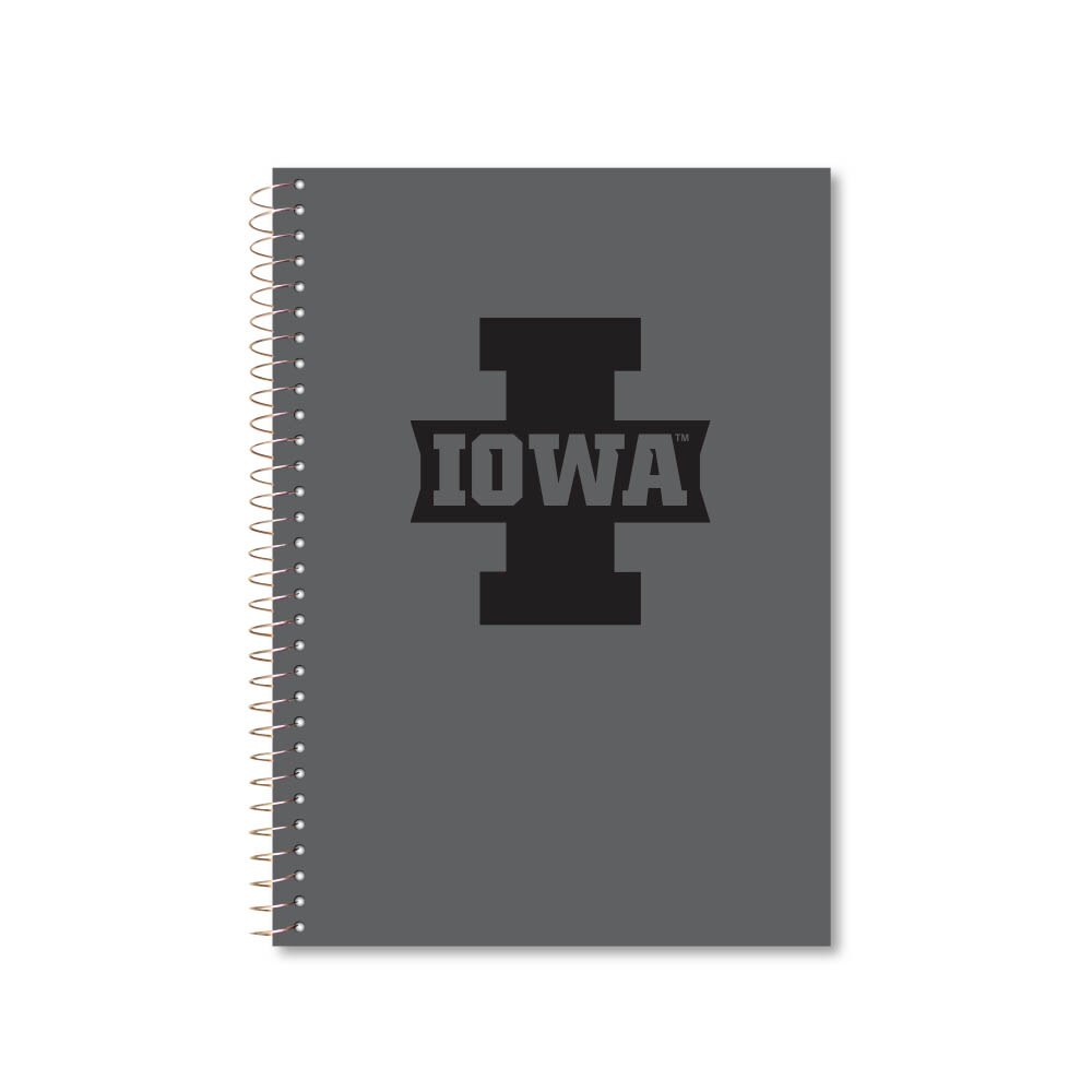 Roaring Premium 3 Subject 9.5 x 6.5 Notebook, College Ruled 20lb Paper, Pressboard Foil Cover