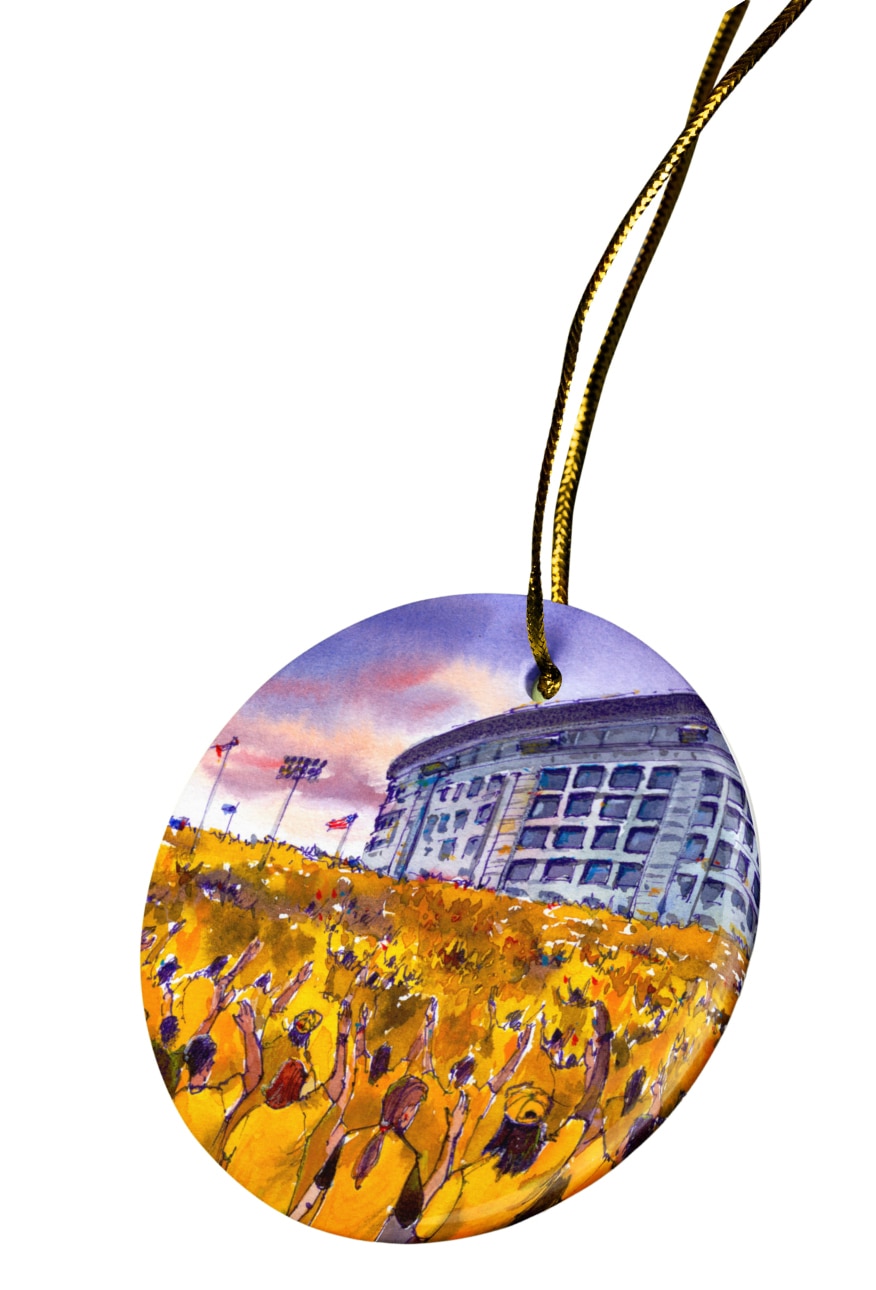 The Wave 3" Ceramic Ornament