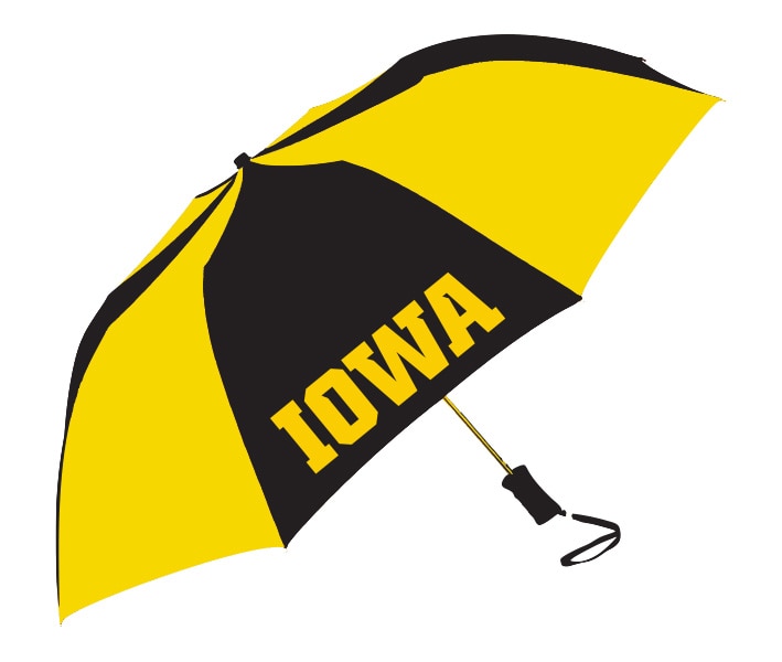 "The Sport" 2-Tone Emblematic Umbrella Automatic Folding 48" Coverage