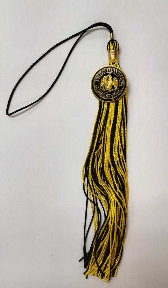 8431 TASSEL: SVR REGULAR.BANDED.GOLD.CUSTOM. D-369