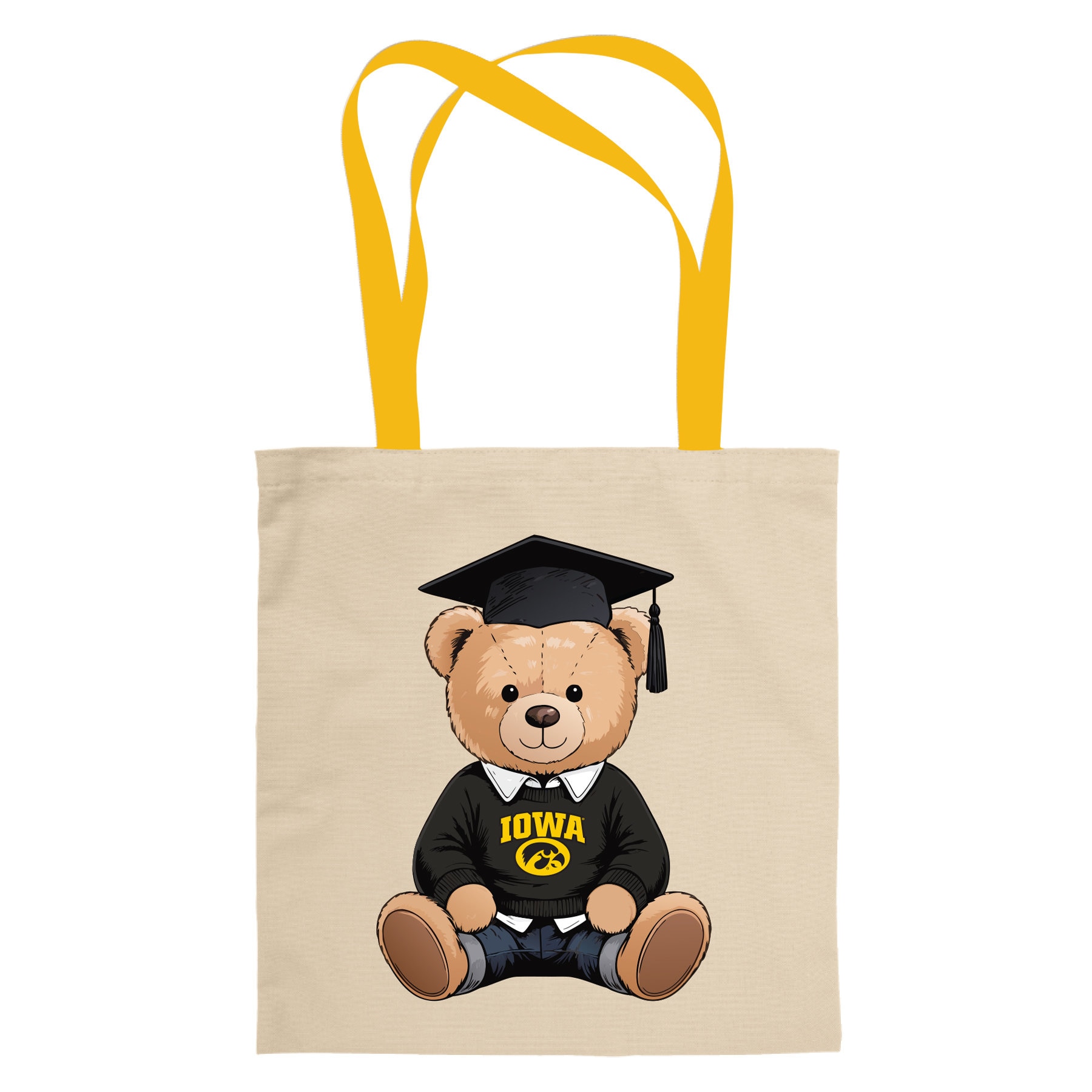 Iowa Hawkeyes Grad Teddy Bear Tote