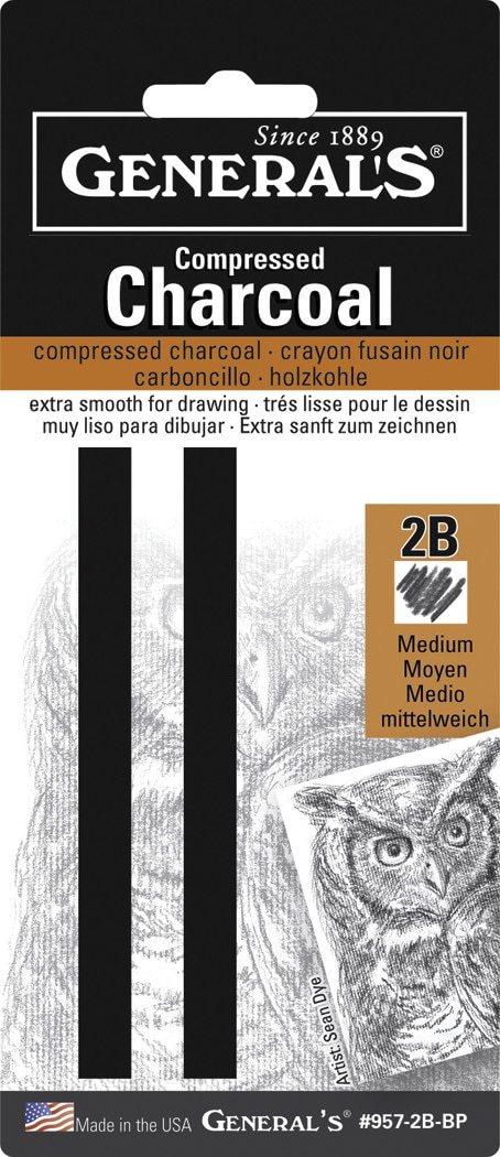 Comp Charcoal 2B Hard 2Pk