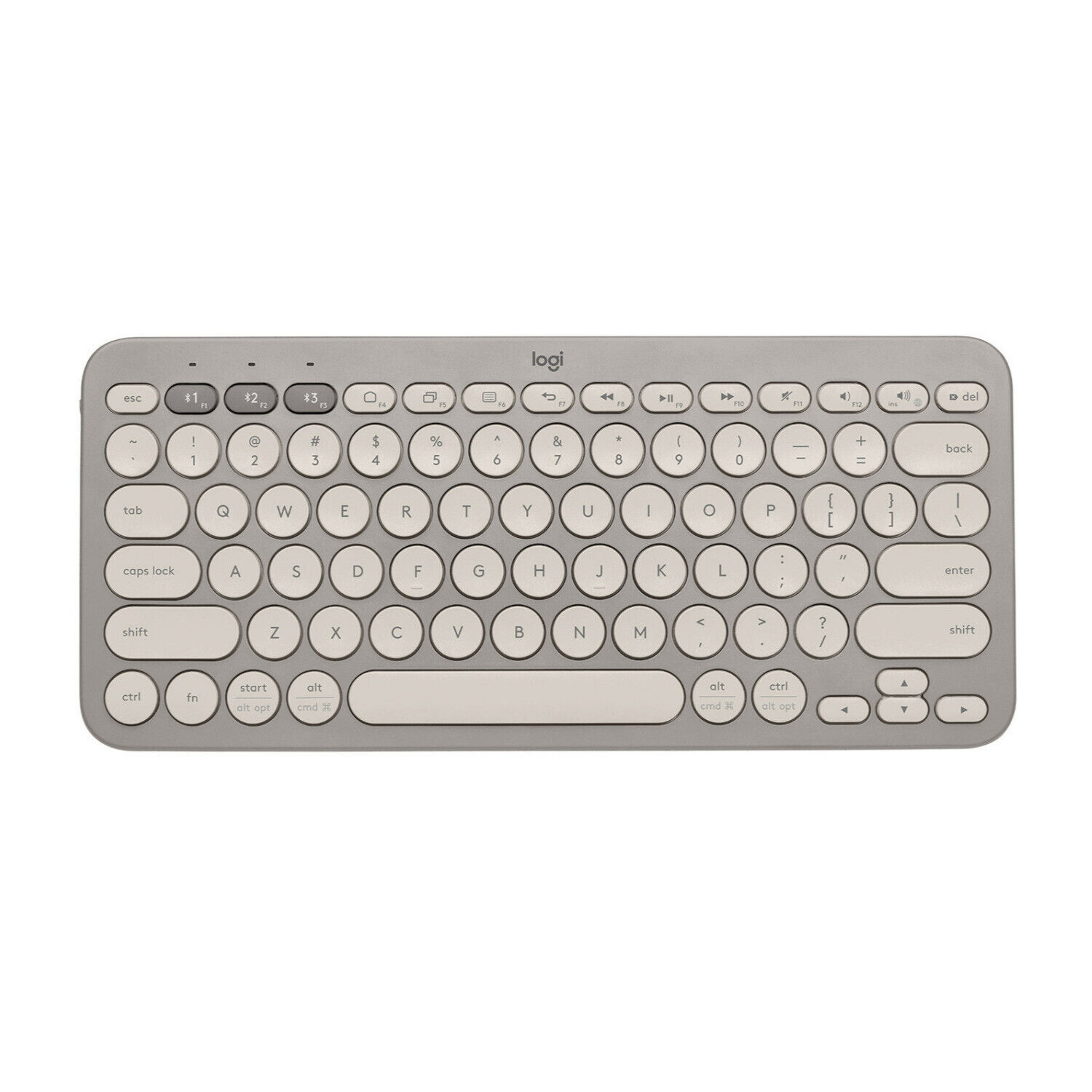 Logitech K380 Wireless Multi-Device Keyboard- Sand