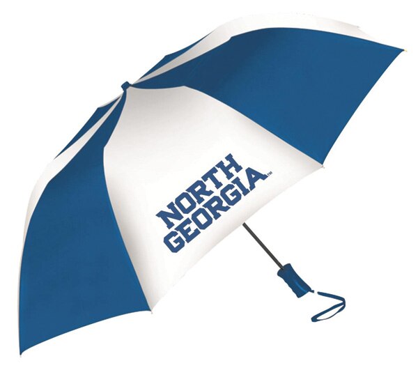 "The Sport" 2-Tone Emblematic Umbrella Automatic Folding 48" Coverage