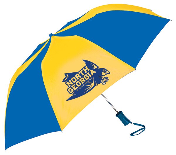 University of North Georgia Nighthawks "The Sport" 2-Tone Emblematic Umbrella Automatic Folding 48" Coverage