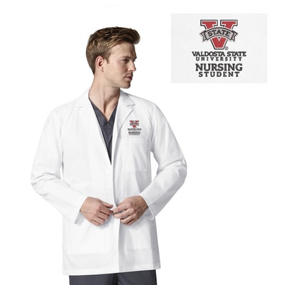 Valdosta State Decorated WonderWink Lab Men's Nursing  Labcoat , 7102VAL1