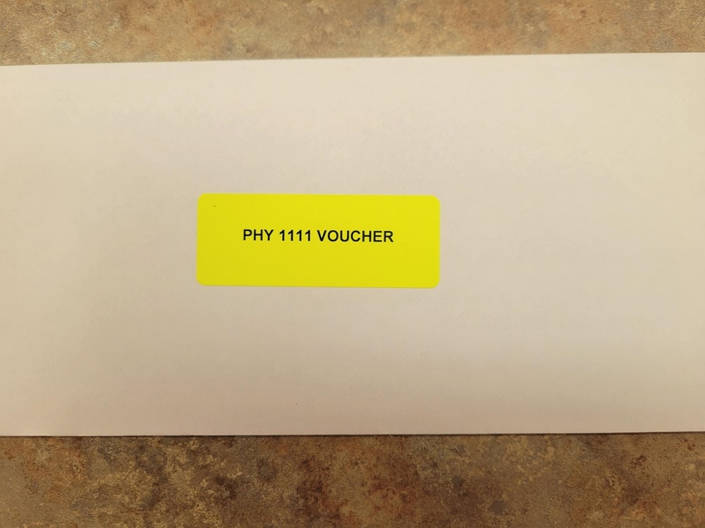 PHY 1111 Updated Kit Voucher