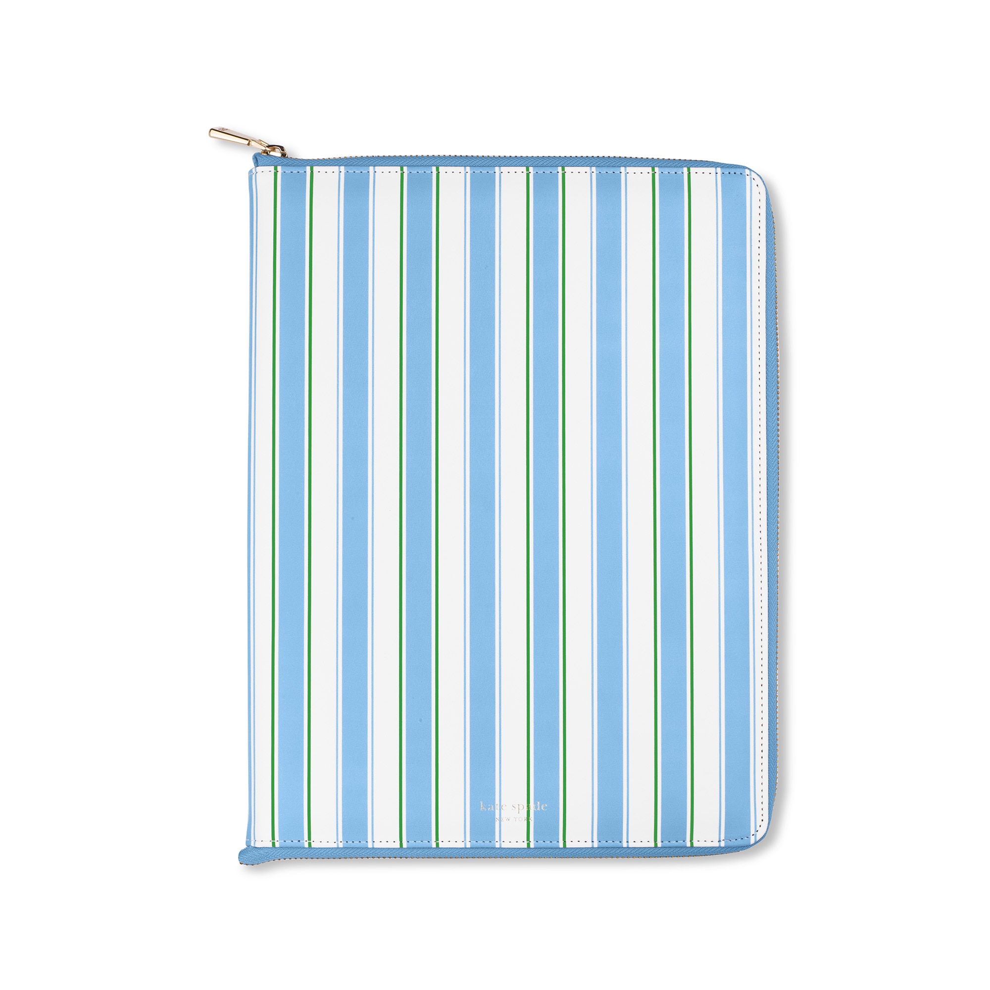 Kate Spade New York Notepad Zip Folio Daisy Stripe