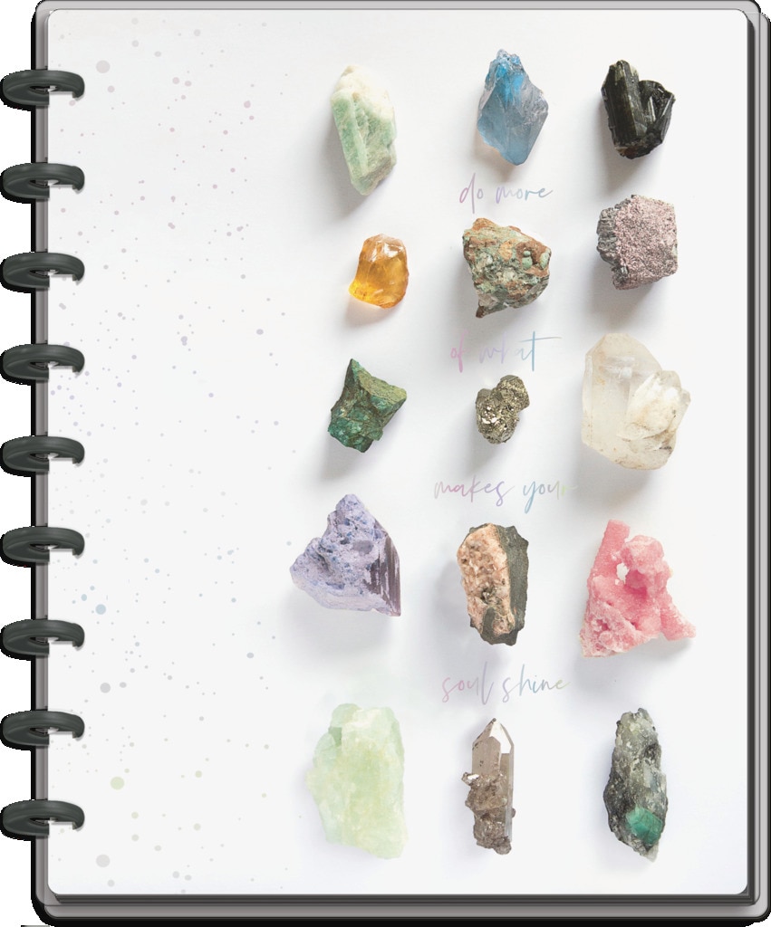 Do More Of What Makes Your Soul Shine (Crystal Vibes) Happy Planner Notebook