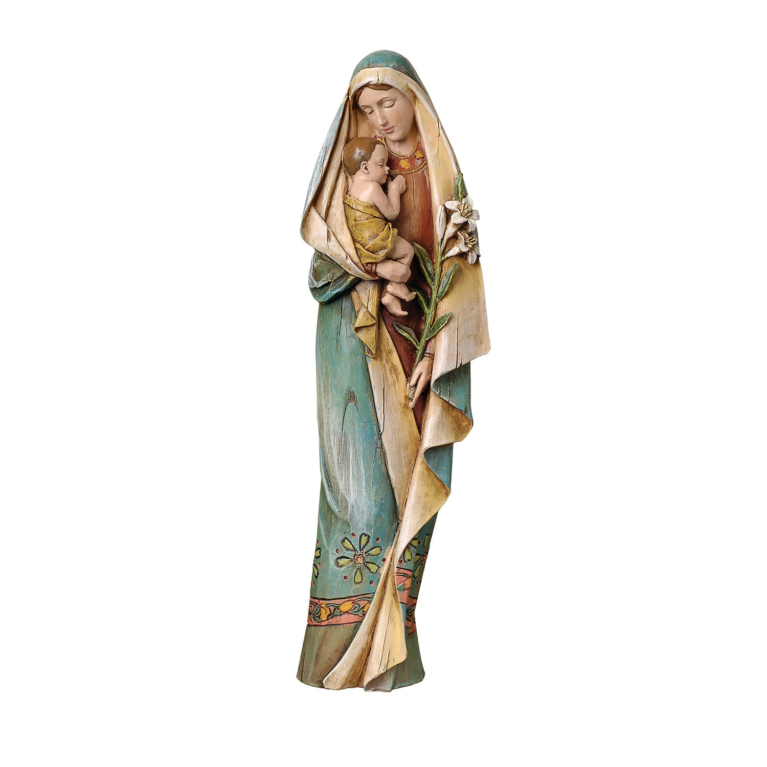Madonna & Child with Lily Figure Renaissance Collection