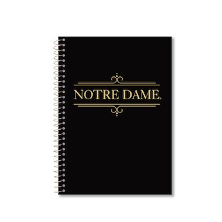 Roaring Premium 3 Subject 9.5 x 6.5 Notebook College Ruled 20lb Paper Pressboard Foil Cover