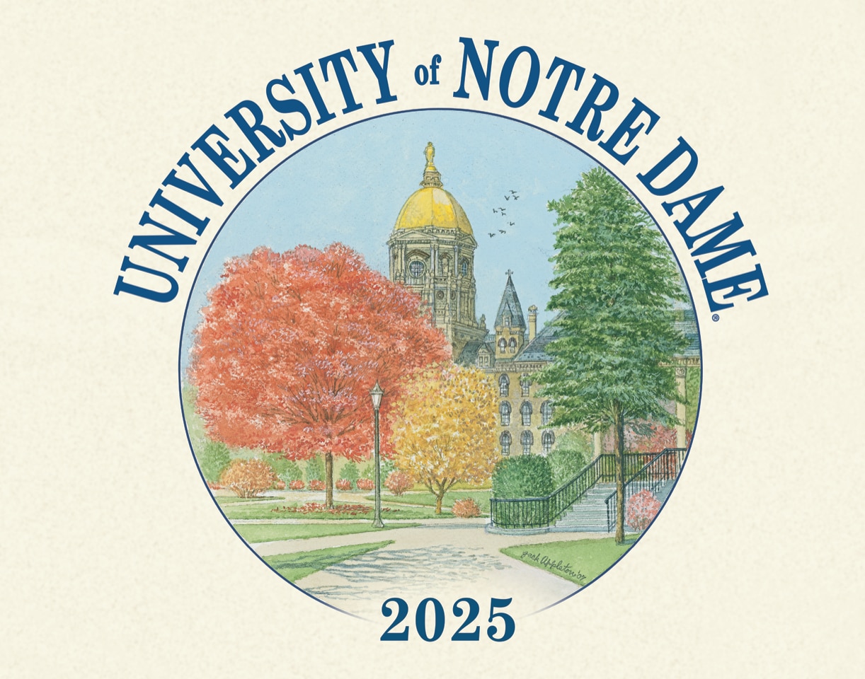 2025 University of Notre Dame Calendar