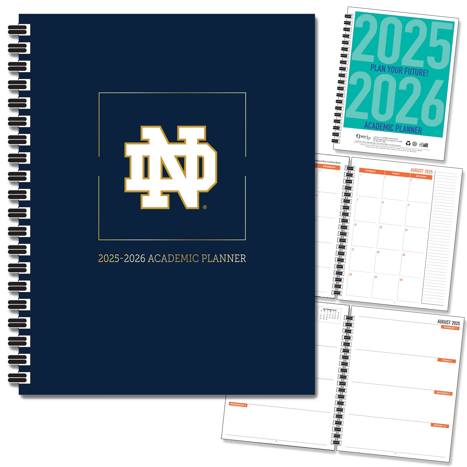 ND Scene Soft Touch Foil - Imprinted Planner 25-26 AY 7x9