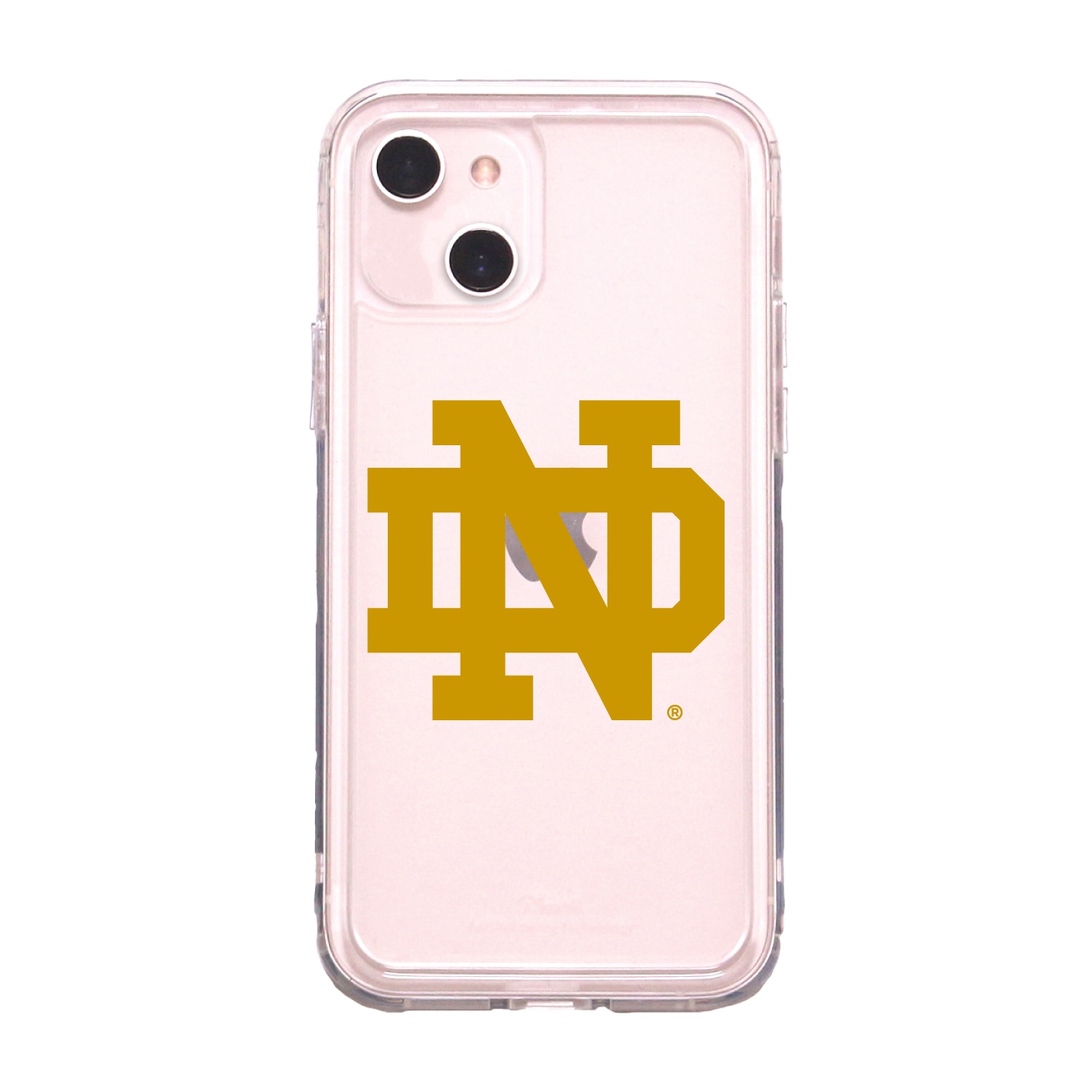 University of Notre Dame V2 Clear Armor Phone Case, Classic V1 - iPhone 13