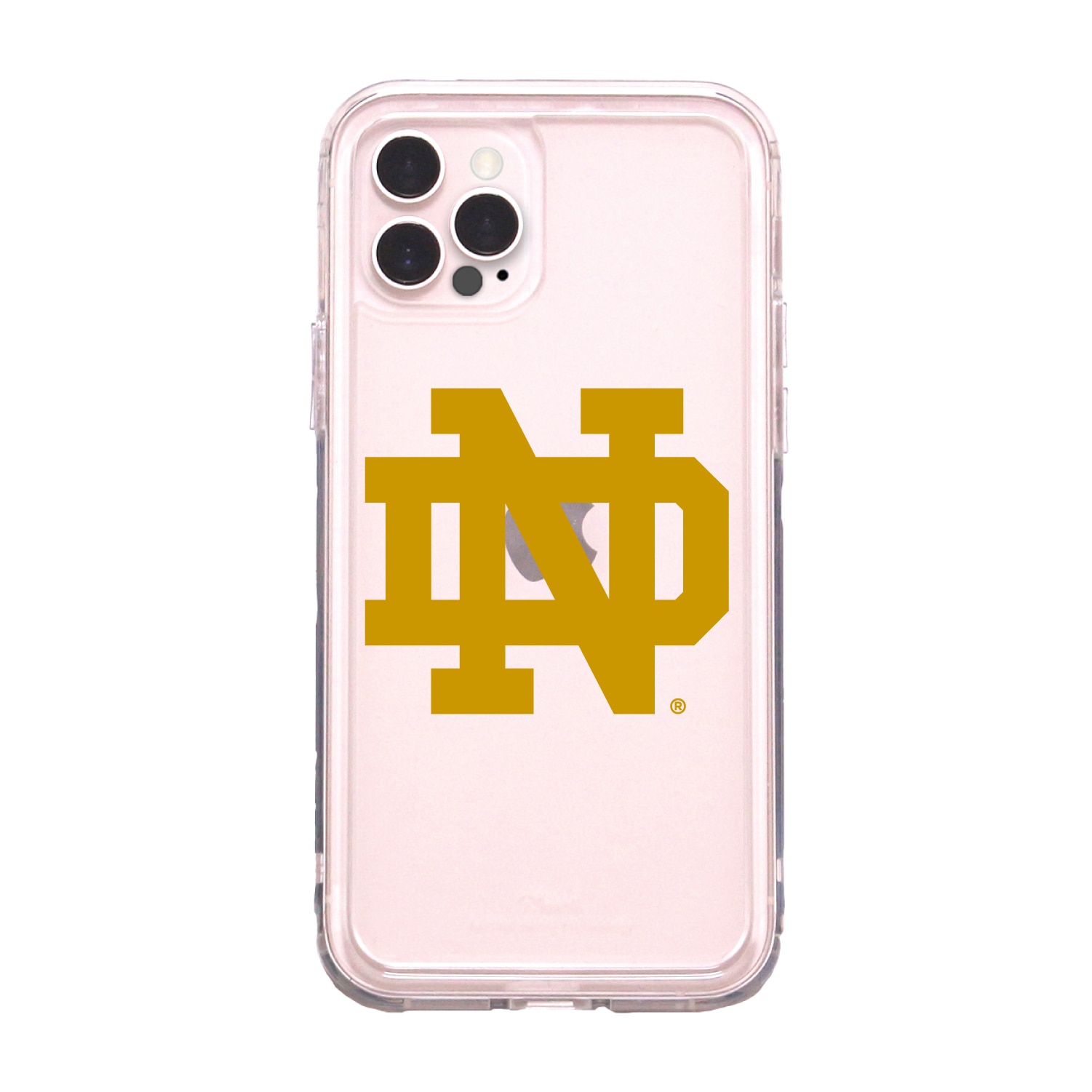 University of Notre Dame V2 Clear Armor Phone Case, Classic V1 - iPhone 13 Pro